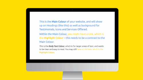 Examples of Colours for Flat White websites