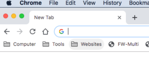 Screenshot of Chrome toolbar