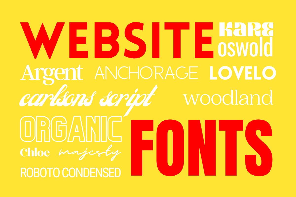 Combining Website Fonts blog