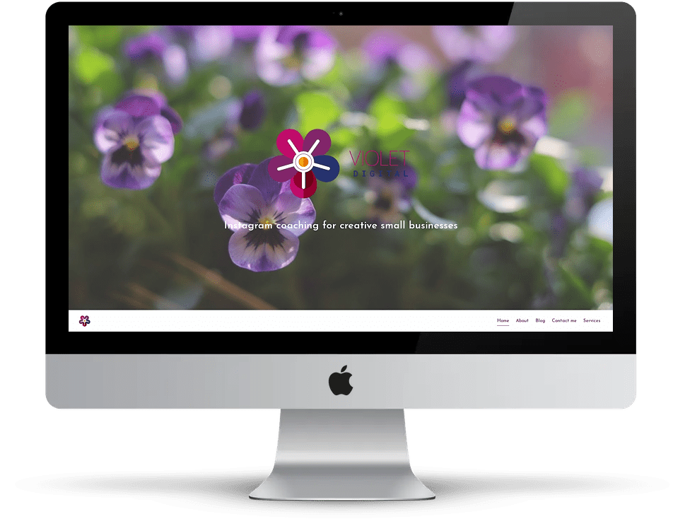 Violet Digital website on desktop
