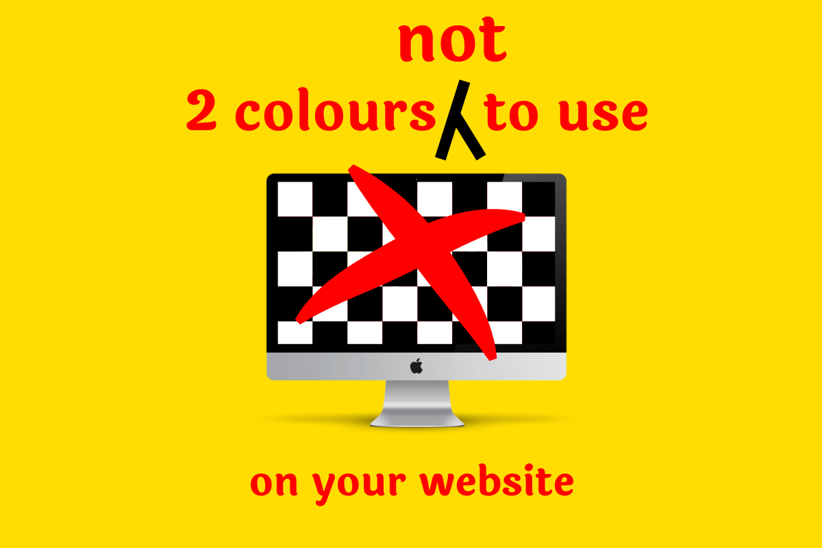 Colours not to use on your website