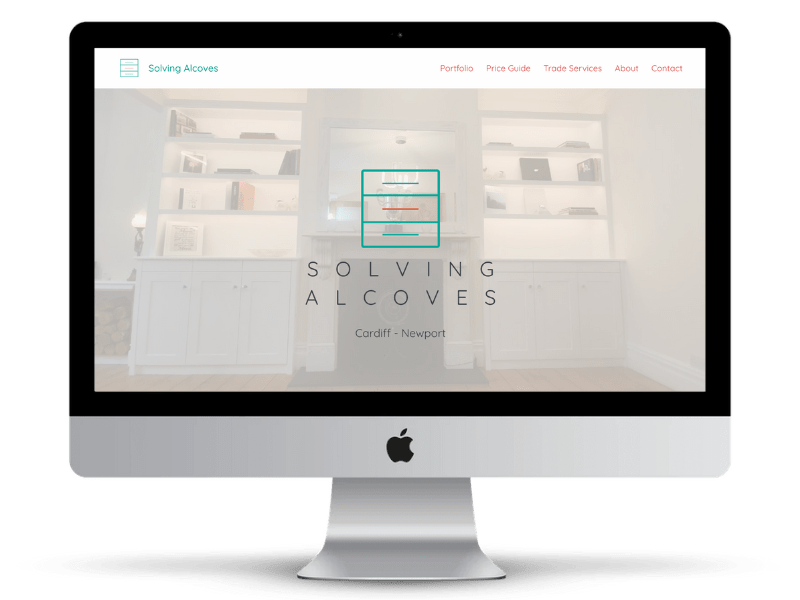 Solving Alcoves website for Flat White Websites showcase