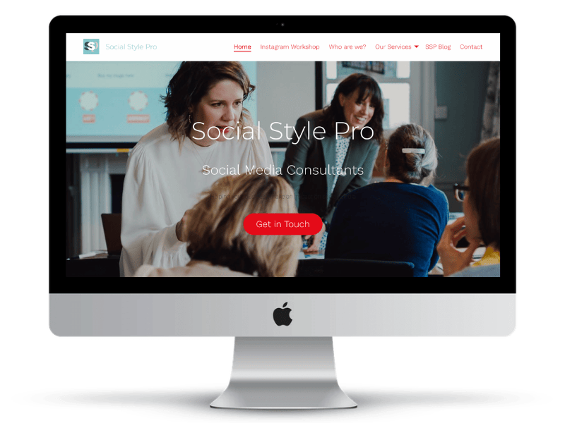 Social Style Pro website