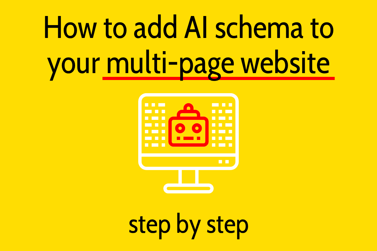 How to add AI schema code to your multi-page website - Flat White Websites blog